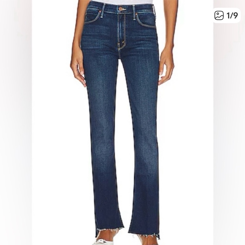 Mother Denim Runaway Step Fray Jeans in Groovy NWT size 26
